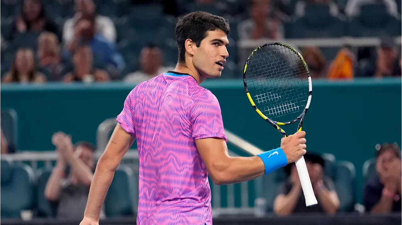 Carlos Alcaraz supera a Monfils y ya está en octavos de Miami