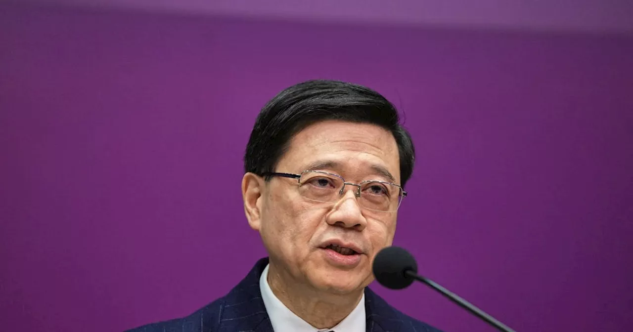 Hong Kong leader says early prison release unlikely for national security offenders