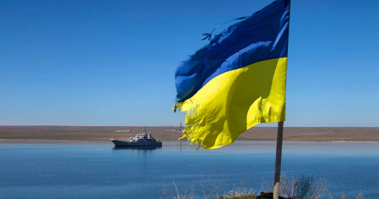 Ukraine says it hit warship that Russia took from it in 2014 with a missile