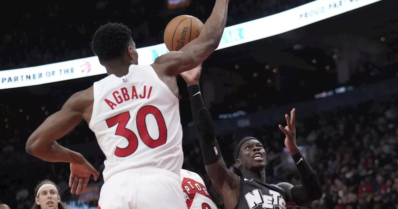 Nets superan 96-88 a Raptors para sacudirse racha de seis derrotas