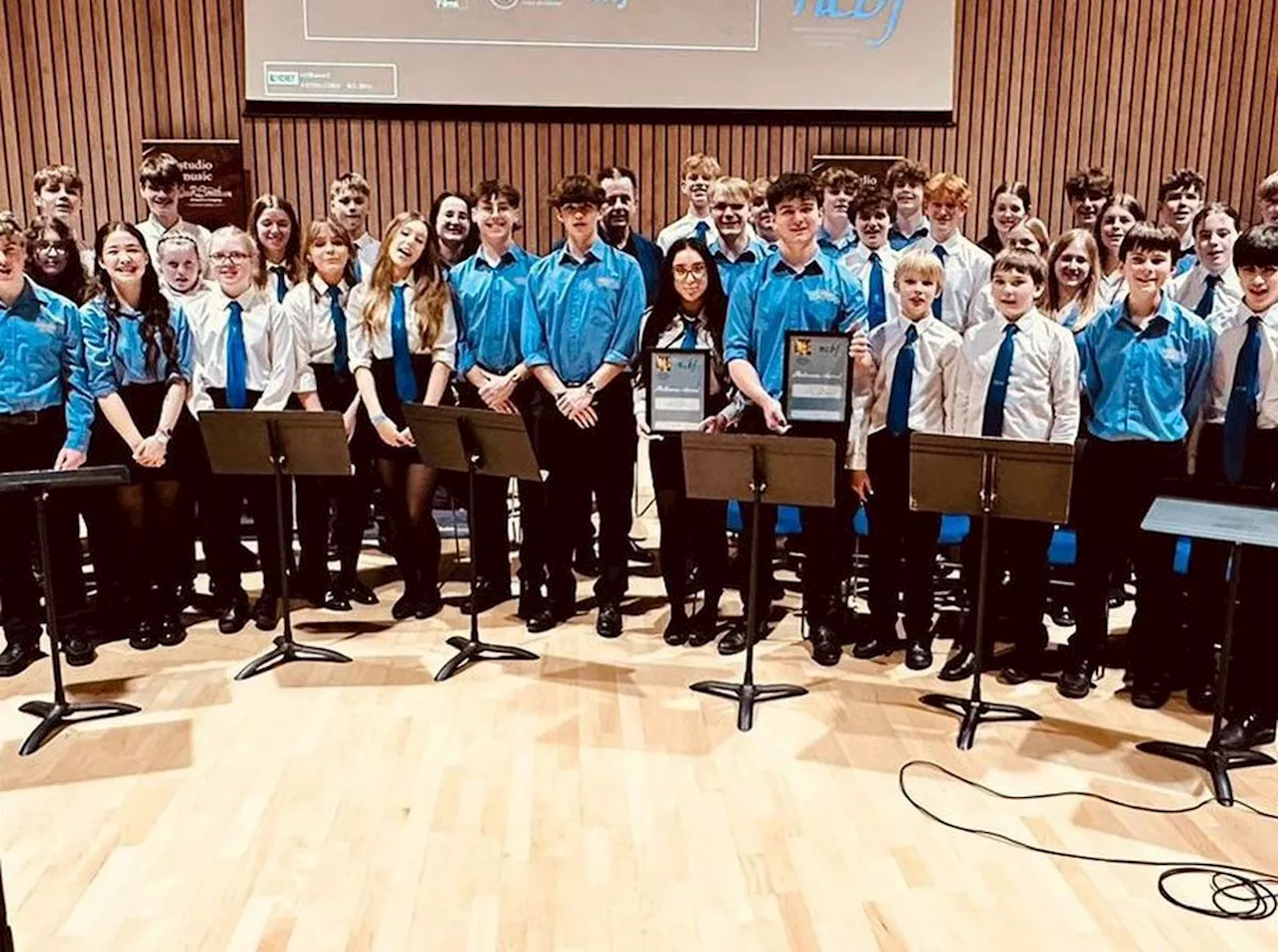 Shropshire school's music department hits right note with haul of awards