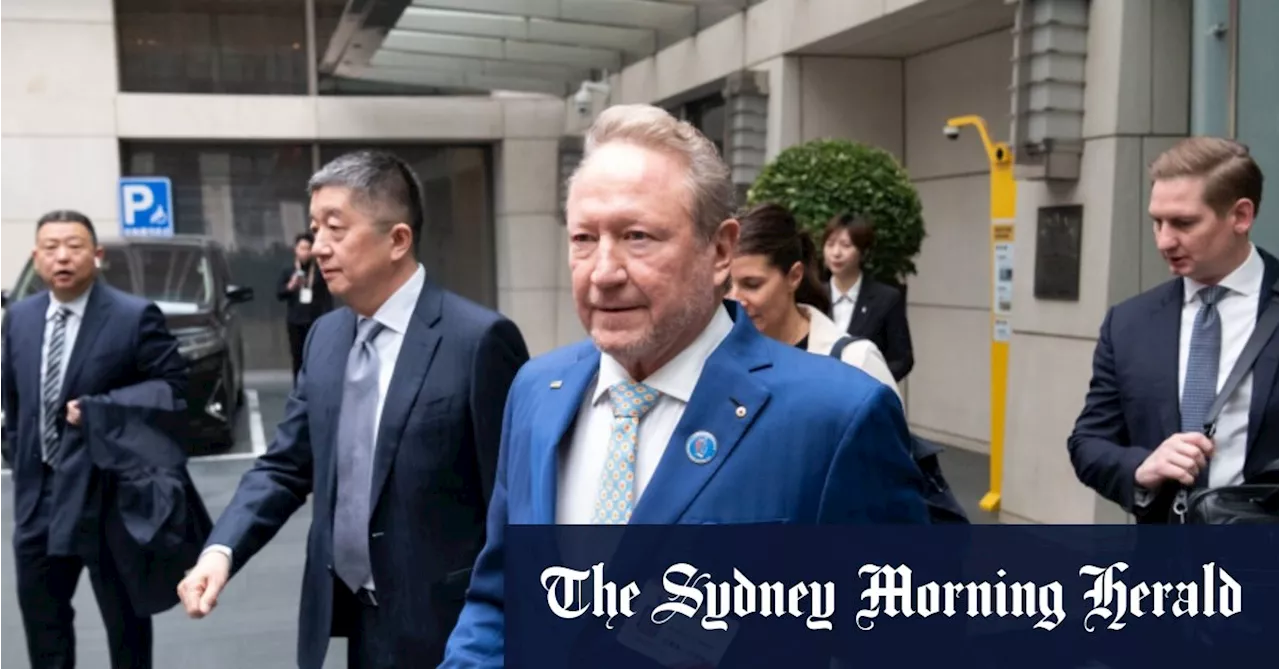 Andrew Forrest says China is not a threat, welcomes business competition