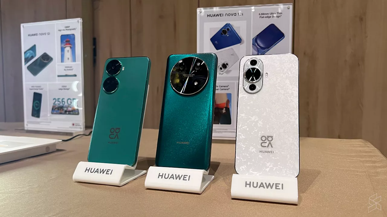 Huawei Nova 12 series: New midrange lineup with Snapdragon chips and EMUI 14, from RM1,299