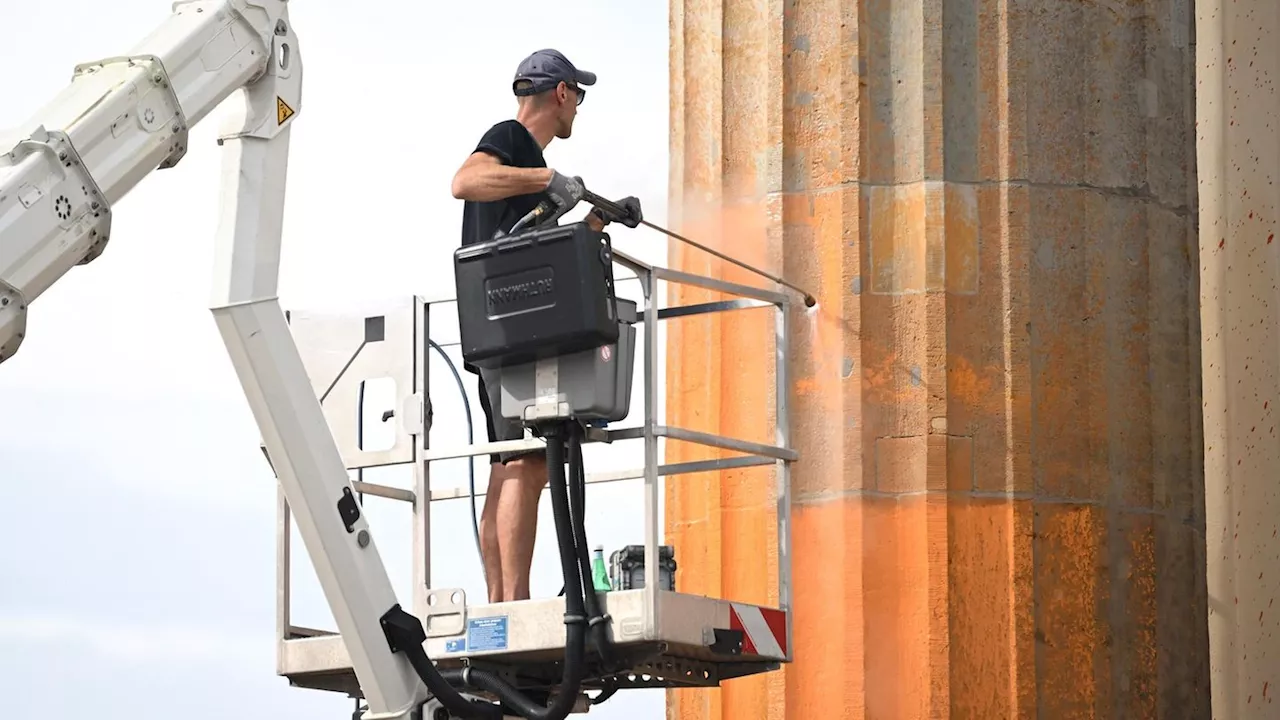 Letzte Generation: Gerichtsprozess nach Farbattacke auf Brandenburger Tor