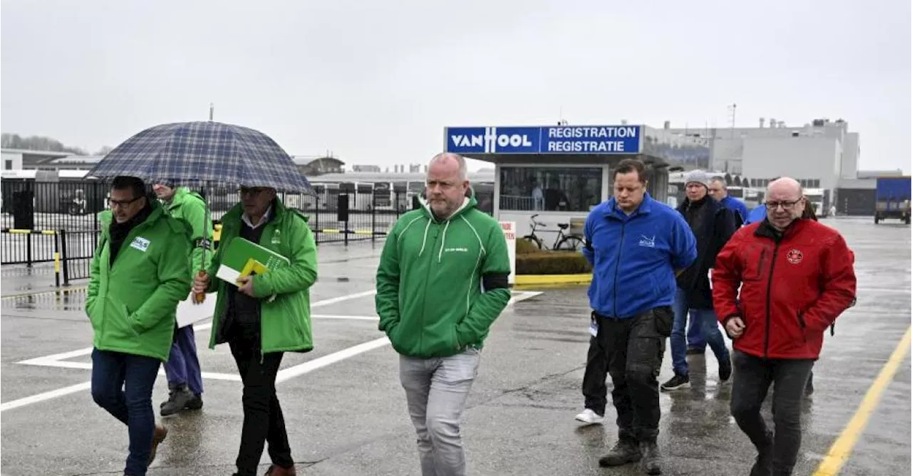 Restructuration chez Van Hool : le personnel a repris le travail de façon habituelle ce mardi