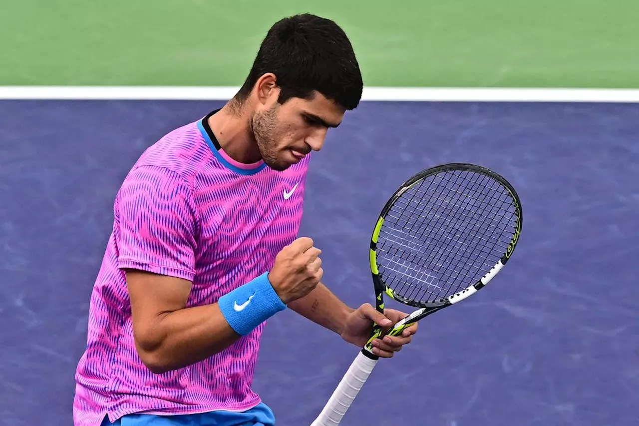 Masters 1000 de Miami : Carlos Alcaraz domine Gaël Monfils, touché à la cheville, au 3e tour