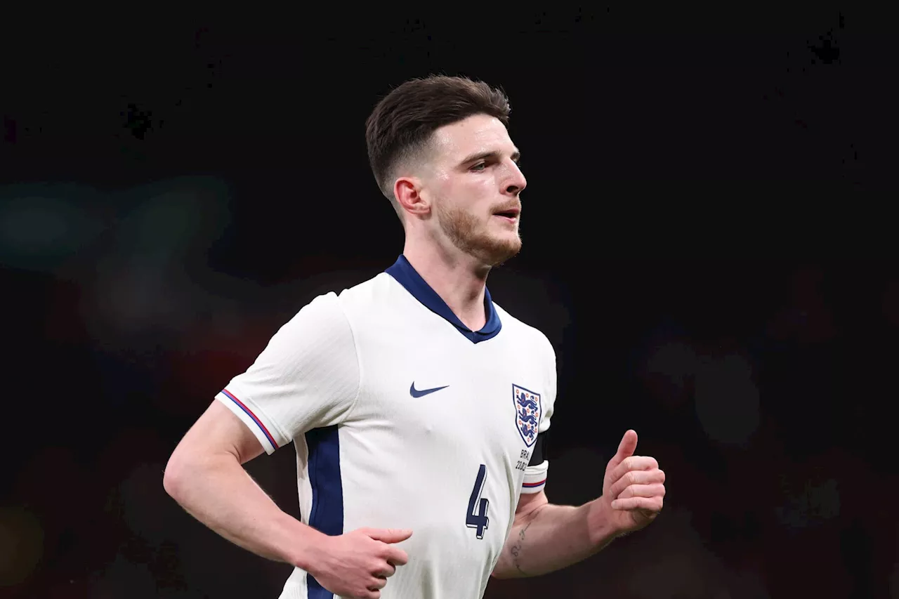 Declan Rice to captain England against Belgium on his 50th appearance: ‘I’m speechless’