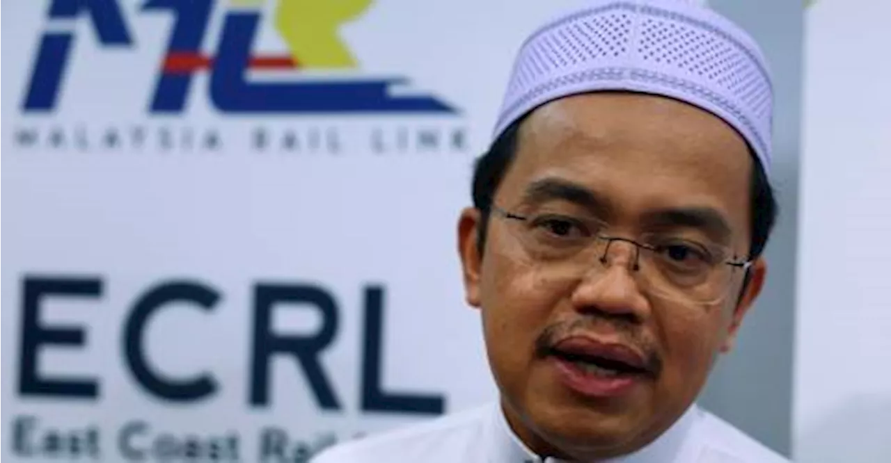 Kemajuan pembangunan projek ECRL di Terengganu melebihi 80 %