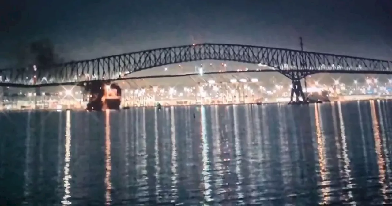 Große Brücke in US-Stadt Baltimore eingestürzt, bis zu 20 Menschen im Wasser vermutet