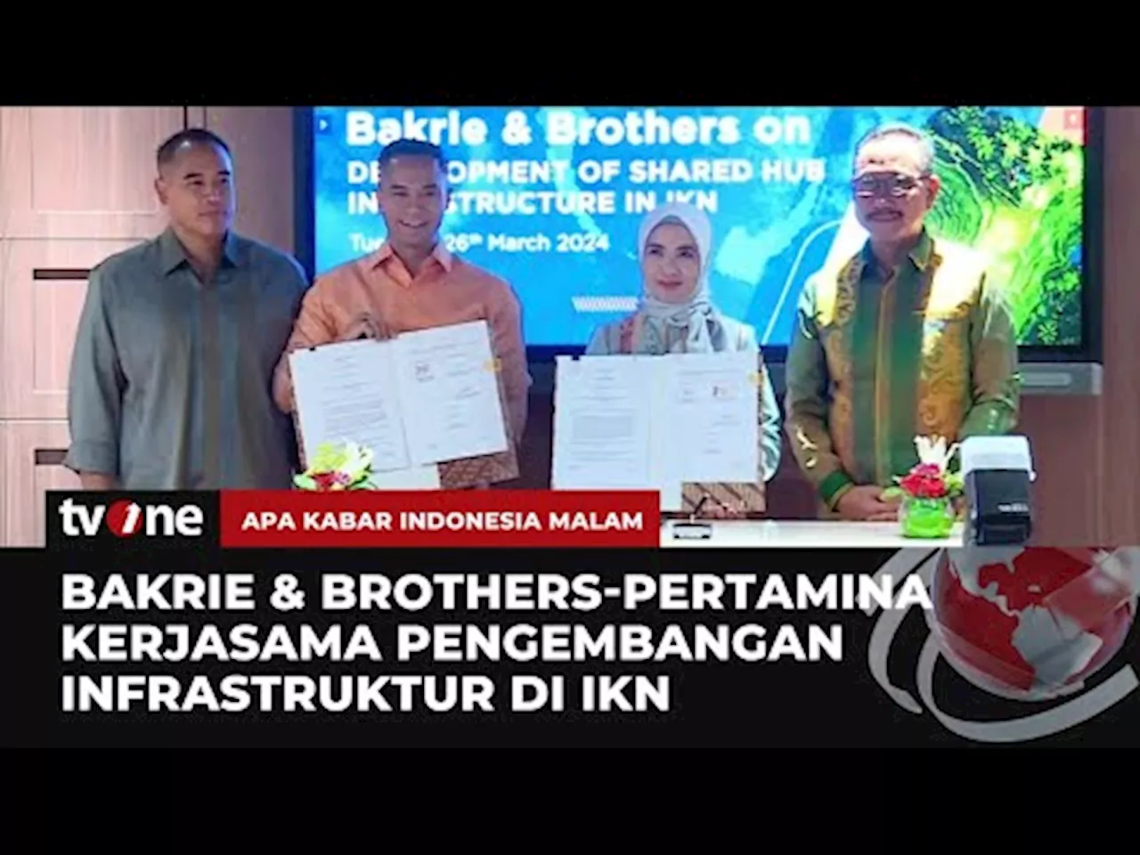 Bakrie & Brothers Pertamina Teken MoU Pengembangan Infrastruktur di IKN