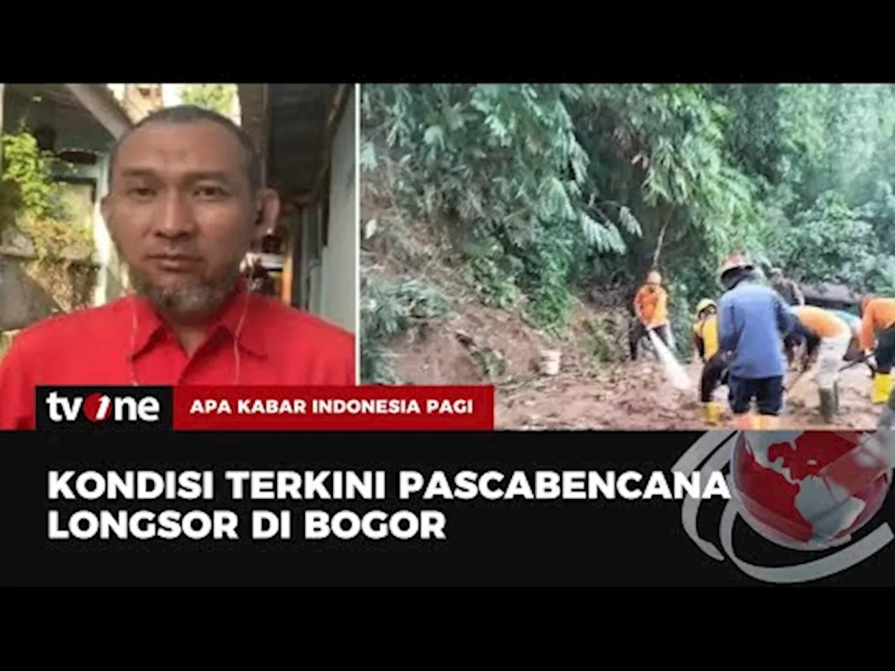 Longsor Tebing Tanah di Bogor, Sepuluh KK Terkena Dampak