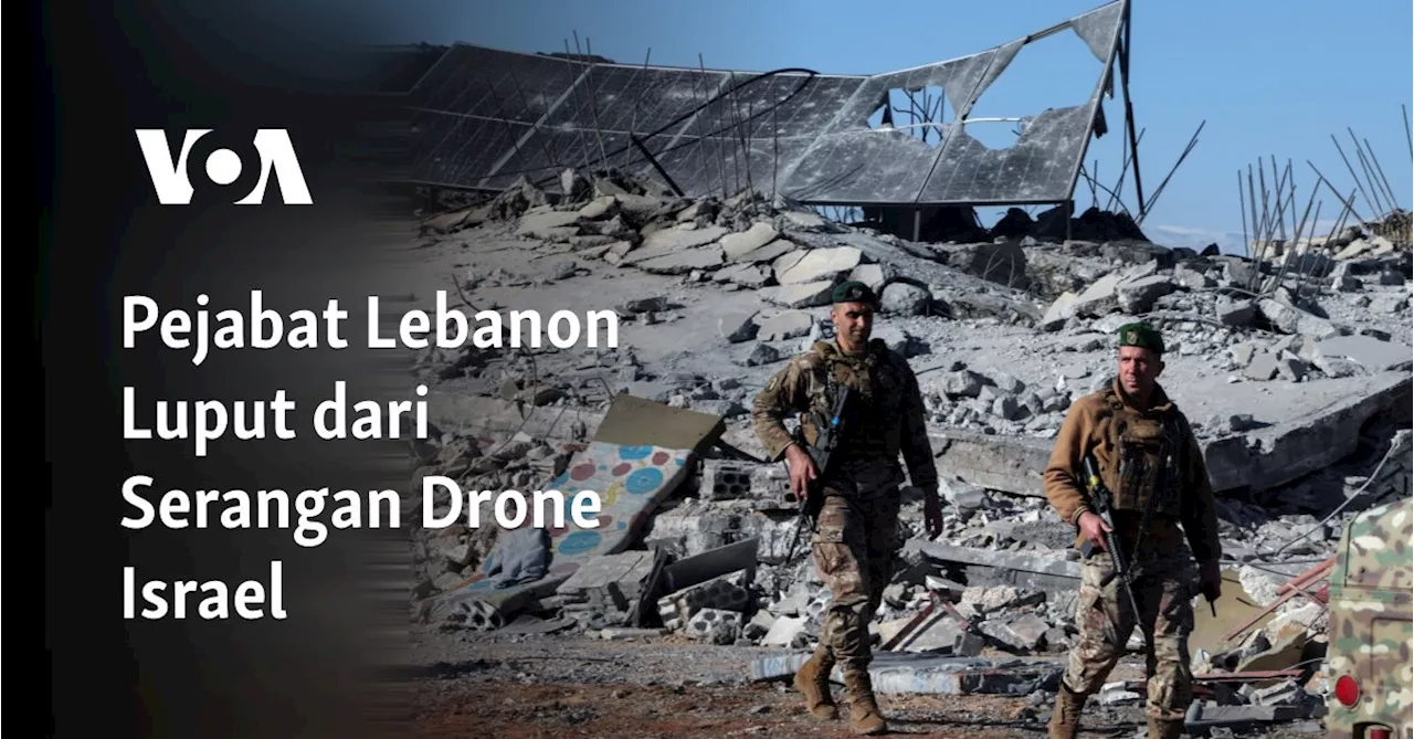 Pejabat Lebanon Luput dari Serangan Drone Israel