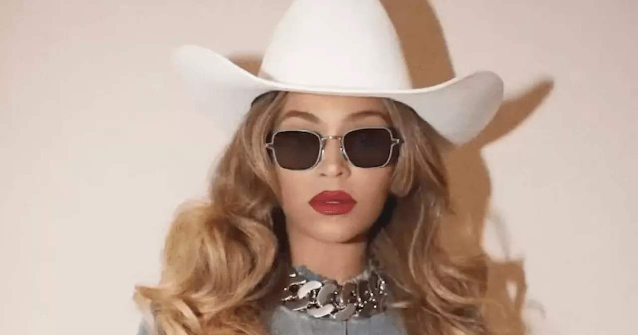 Beyoncé Is a High Fashion 'Cowboy Carter' In Cut-Out Jeans & Cropped Denim