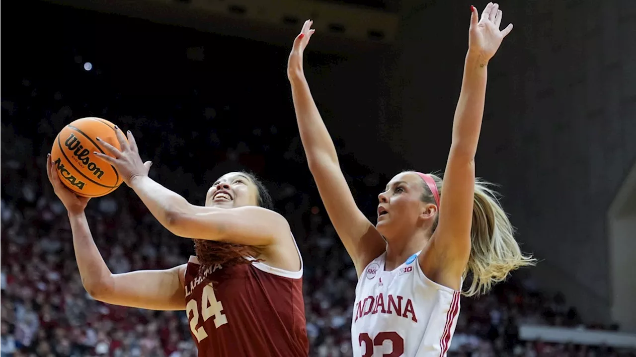 Mackenzie Holmes spurs late rally that sends Indiana past Oklahoma 75-68 in March Madness