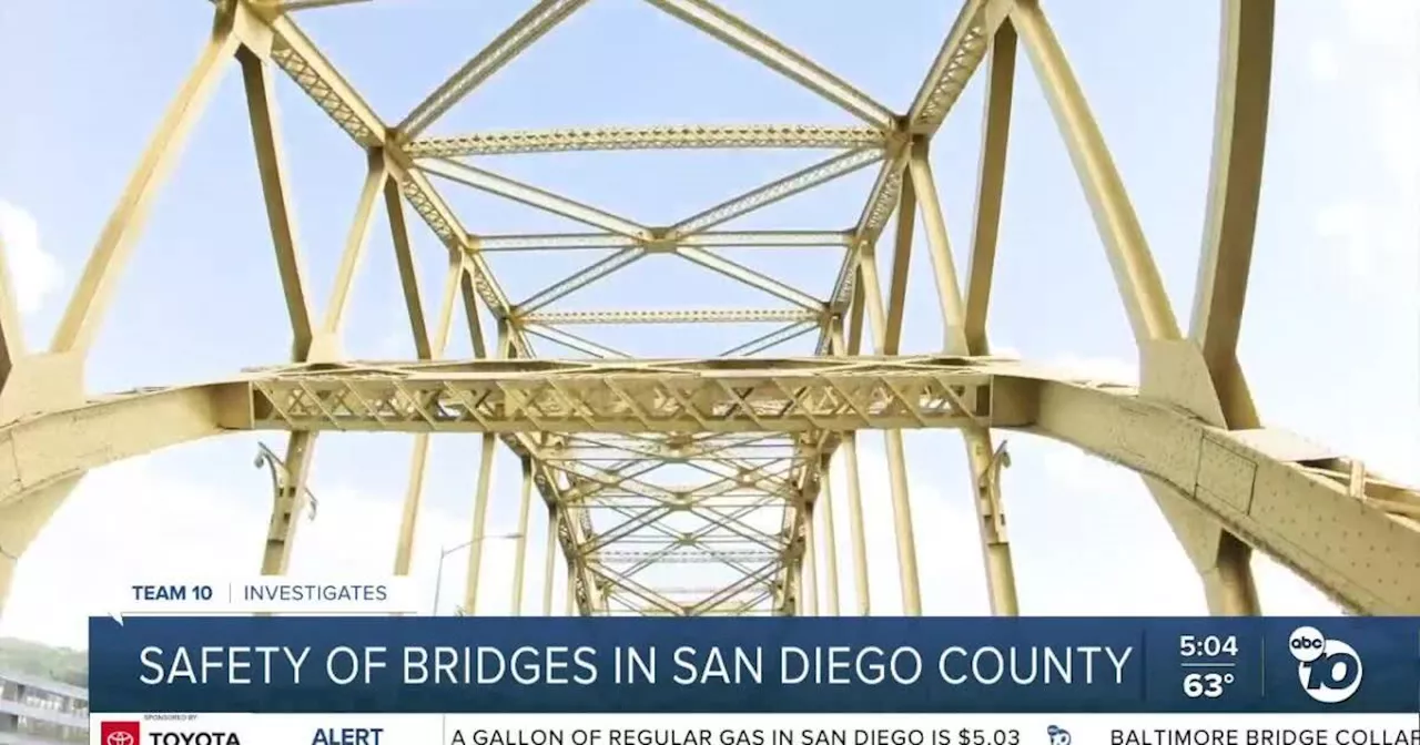 Dozens of aging bridges across San Diego County have poor safety ratings