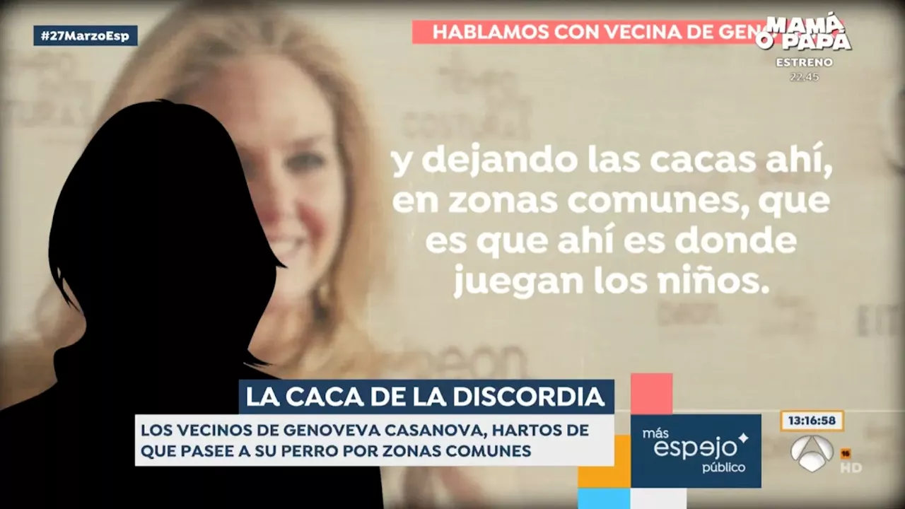 Los vecinos de Genoveva Casanova, hartos de que no recoja las deposiciones de su perro: 'Esta mujer no sabe lo que es la vergüenza'