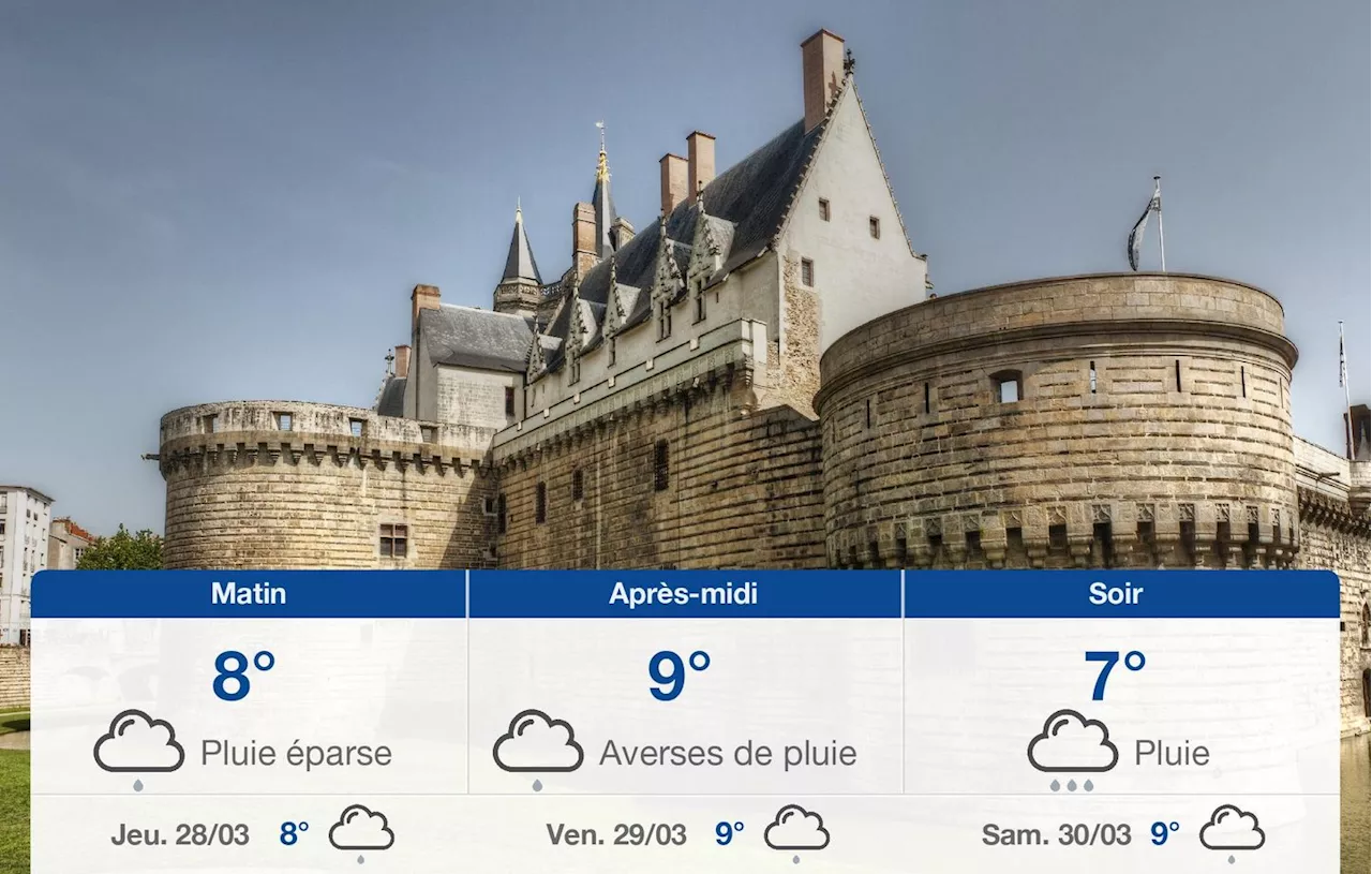 Météo Nantes: prévisions du mercredi 27 mars 2024