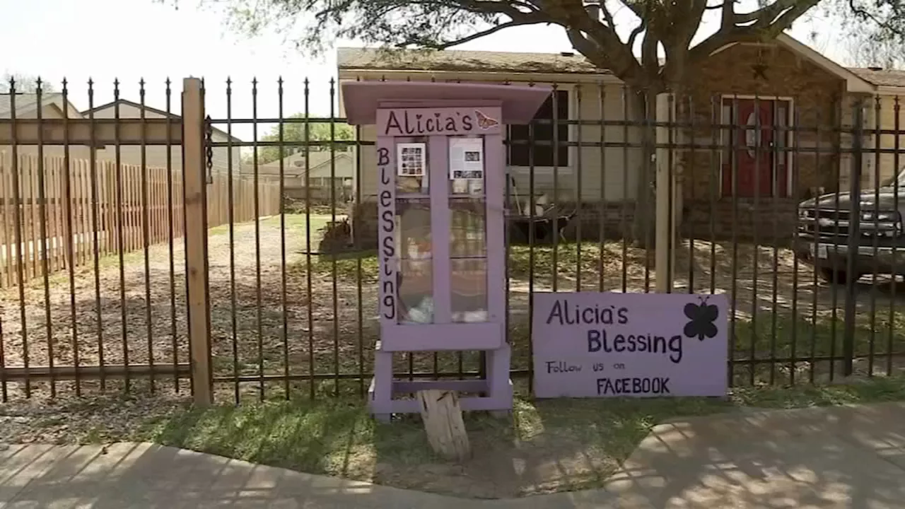 Baytown mom turns grief of daughter's death into community blessing with Alicia's Blessing Box