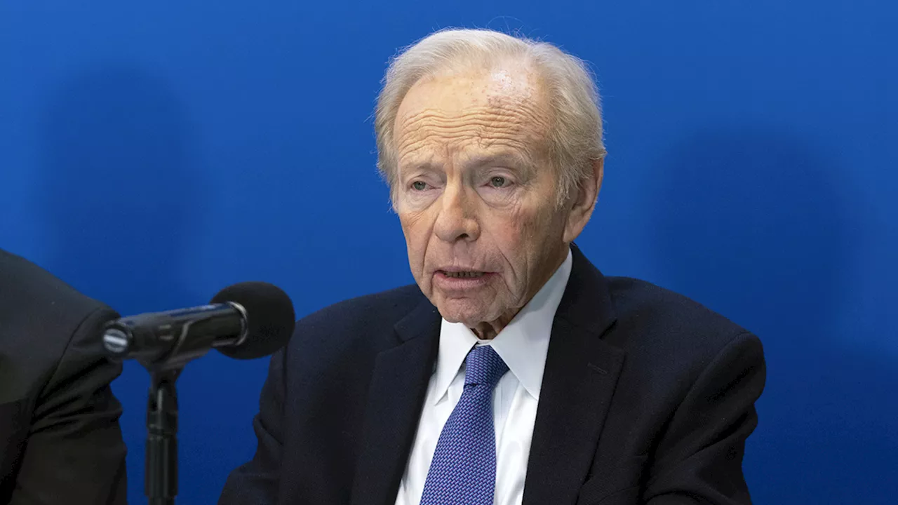 Former Sen. Joe Lieberman, Democrats' VP pick in 2000, dead at 82