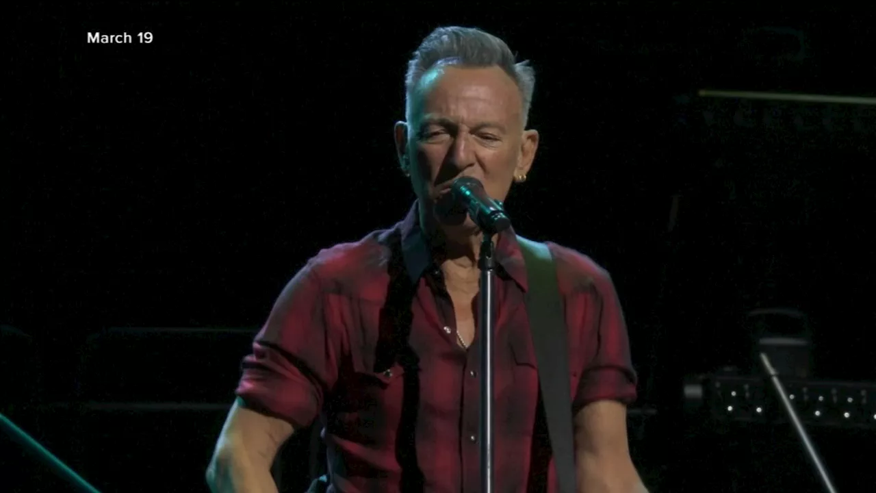 Springsteen, band back live in concert, says he 'couldn't sing at all' due to peptic ulcer disease