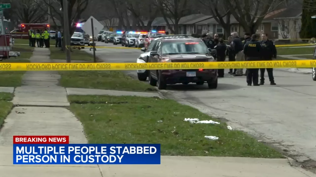 4 killed, 5 injured in Rockford stabbing attack, police say; suspect in custody