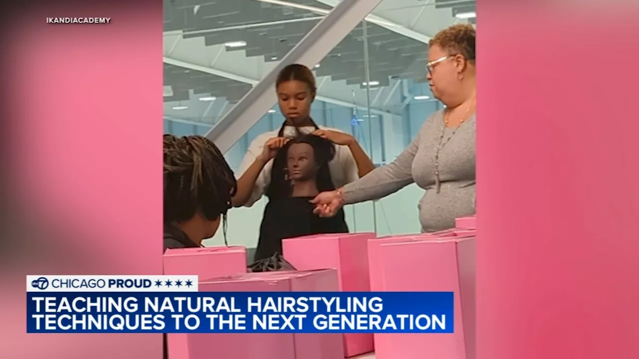 Evanston community center converted into salon, where young girls learn Black hair is beautiful