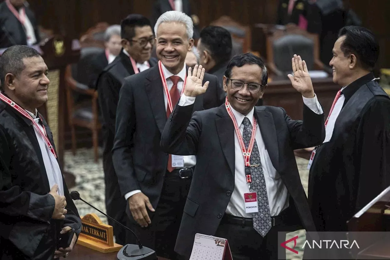 Mahfud hadiri sidang perselisihan hasil Pilpres 2024