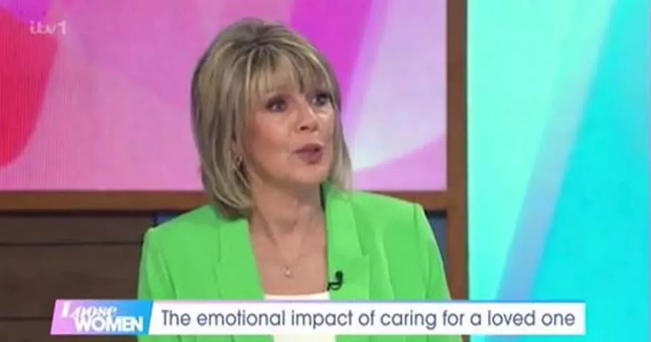 Ruth Langsford appears emotional as she discusses husband Eamonn Holmes' health