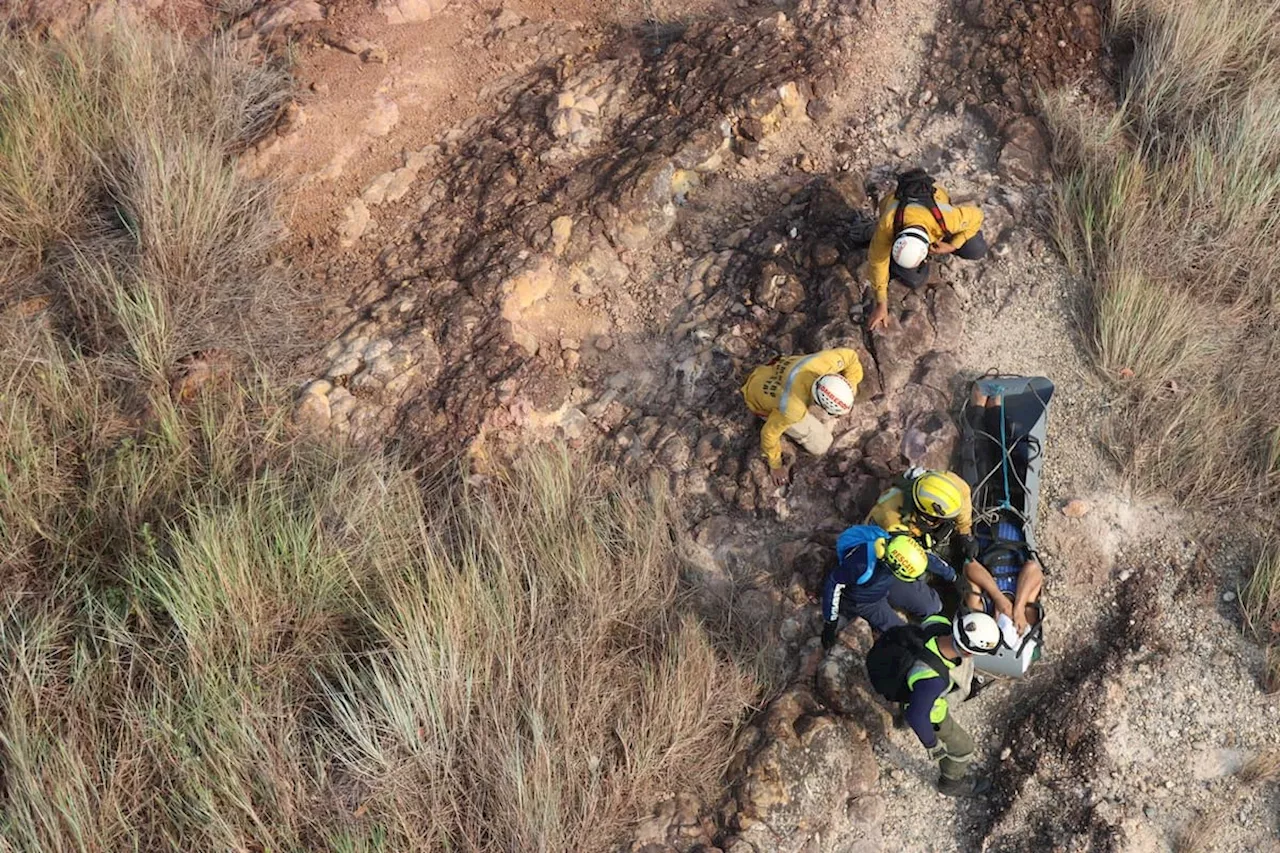 Senderista que cayó a un abismo fue rescatado por la Fuerza Aérea en el Carmen de Apicalá