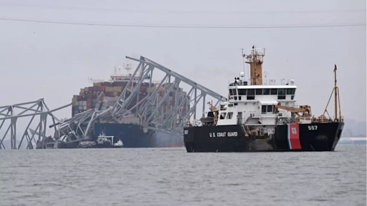 Baltimore bridge collapse investigators gather black box from Dali ship