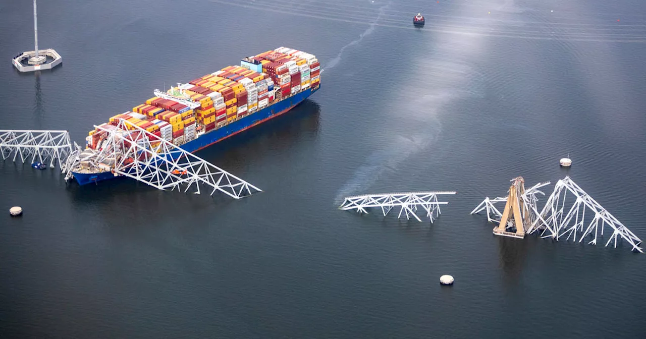 PHOTOS: Baltimore bridge collapses after cargo ship rams into overpass