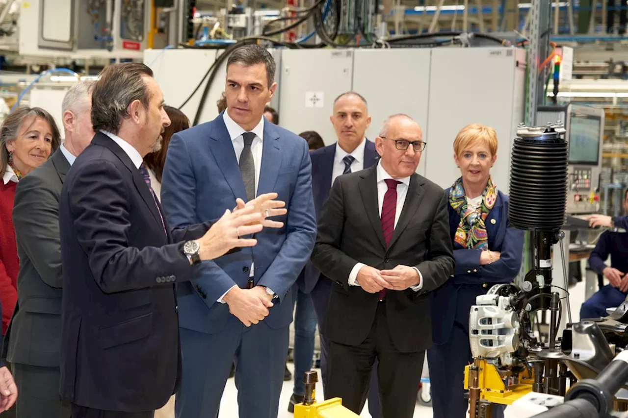 Pedro Sánchez avanza un próximo Perte de automoción de 1.700 millones