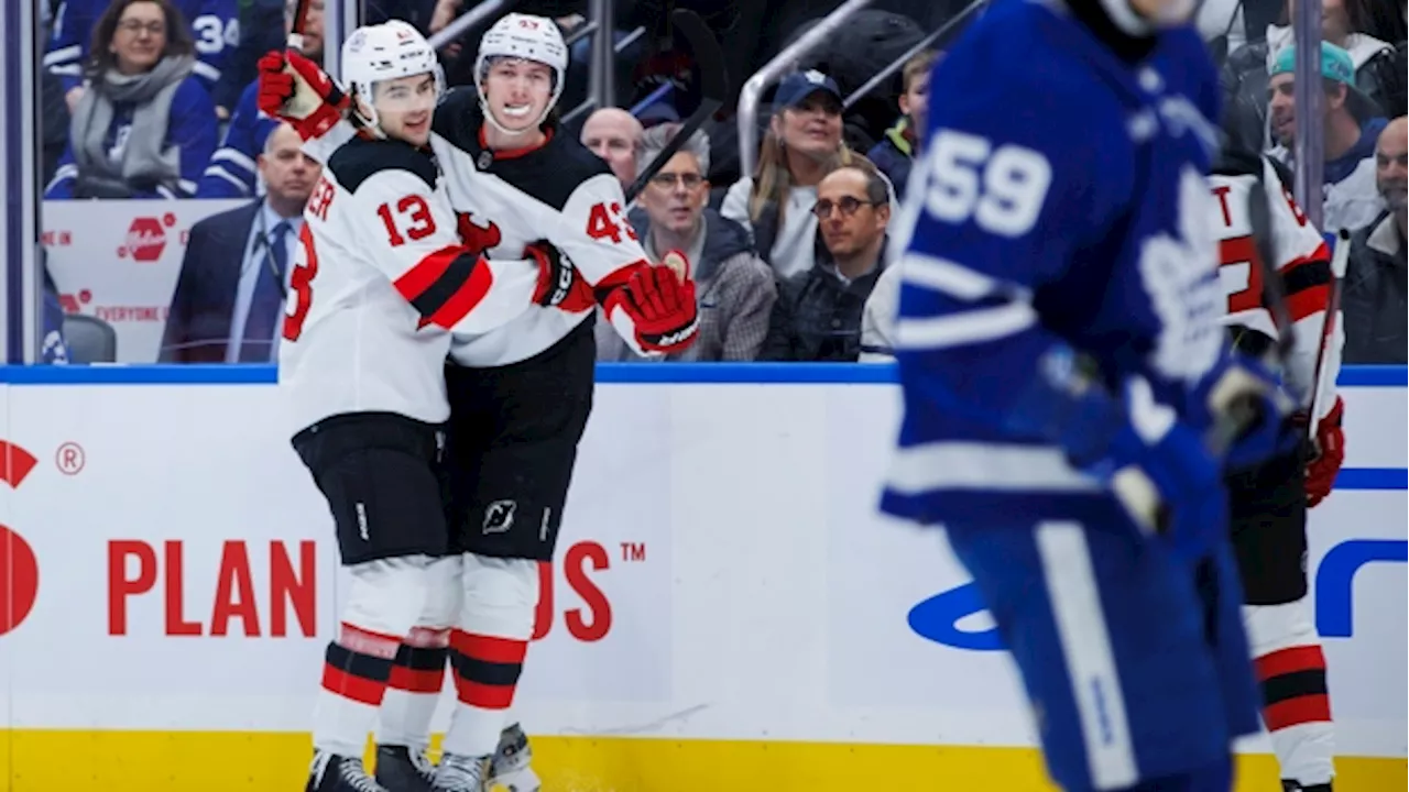 New Jersey Devils down Toronto Maple Leafs 6-3