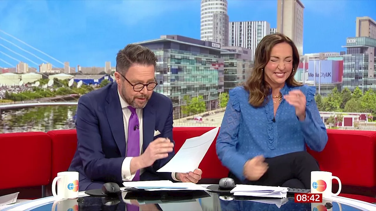 BBC's Sally Nugent in hysterics over bobble hat mistaken for hedgehog