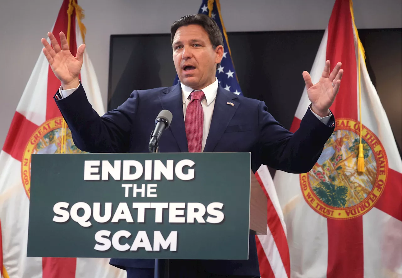 DeSantis ends ‘squatter scam’ in Florida with new law