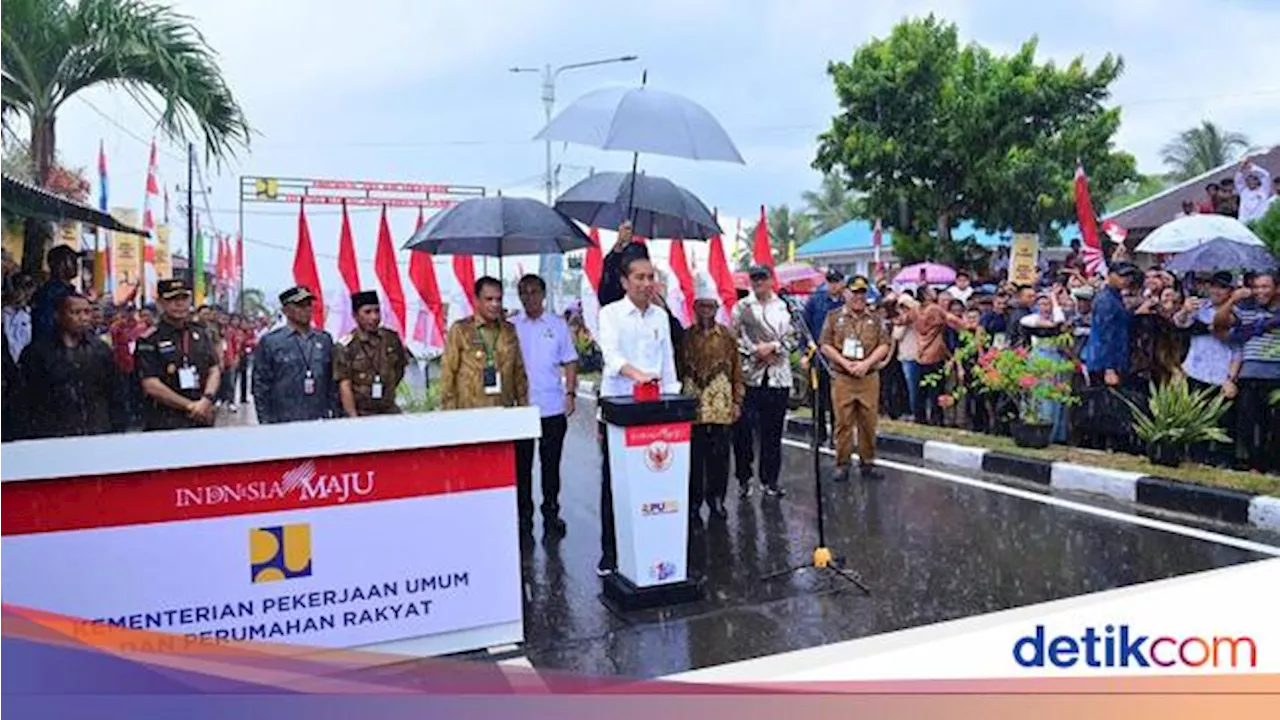 Telan Rp 330 M, Ini Rincian 15 Ruas Jalan di Sulteng yang Diresmikan Jokowi