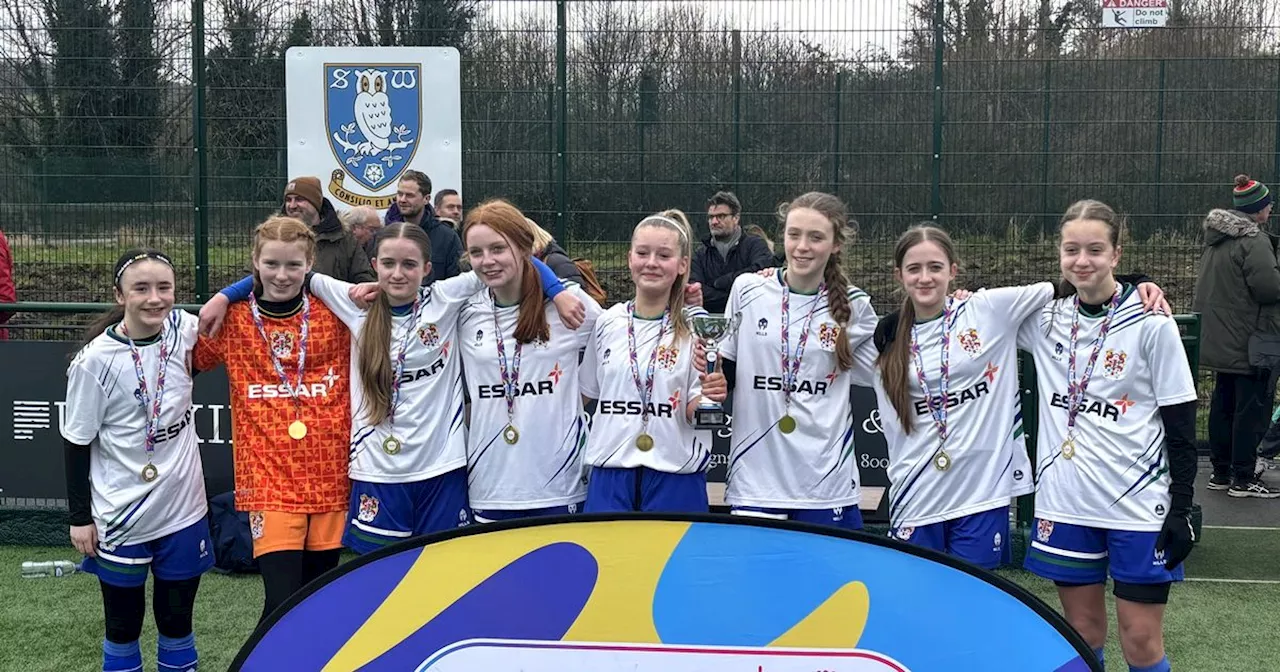 Schoolgirls 'can't wait' to play in 'amazing' Wembley final