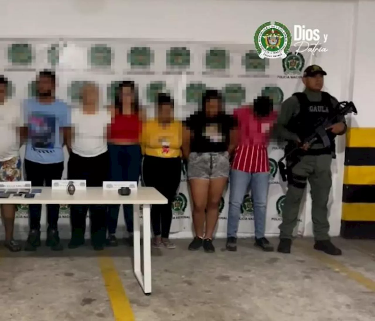 Policía capturó a 9 miembros de ‘Los Costeños’ en Barranquilla