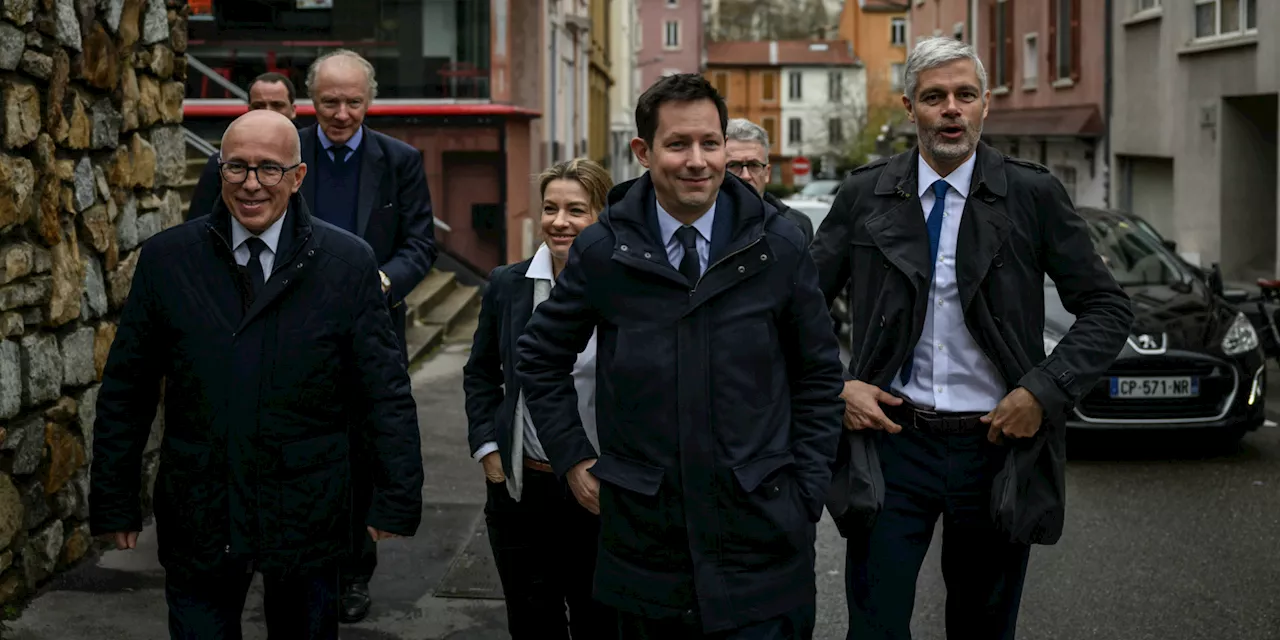 Européennes : près de Lyon, le soutien crucial de Laurent Wauquiez à François-Xavier Bellamy