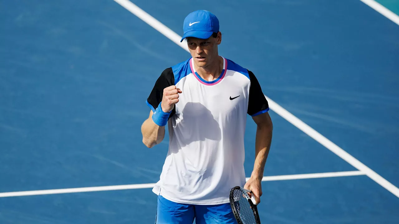 ATP-Masters Miami: Jannik Sinner zieht problemlos gegen Tomas Machac ins Halbfinale ein