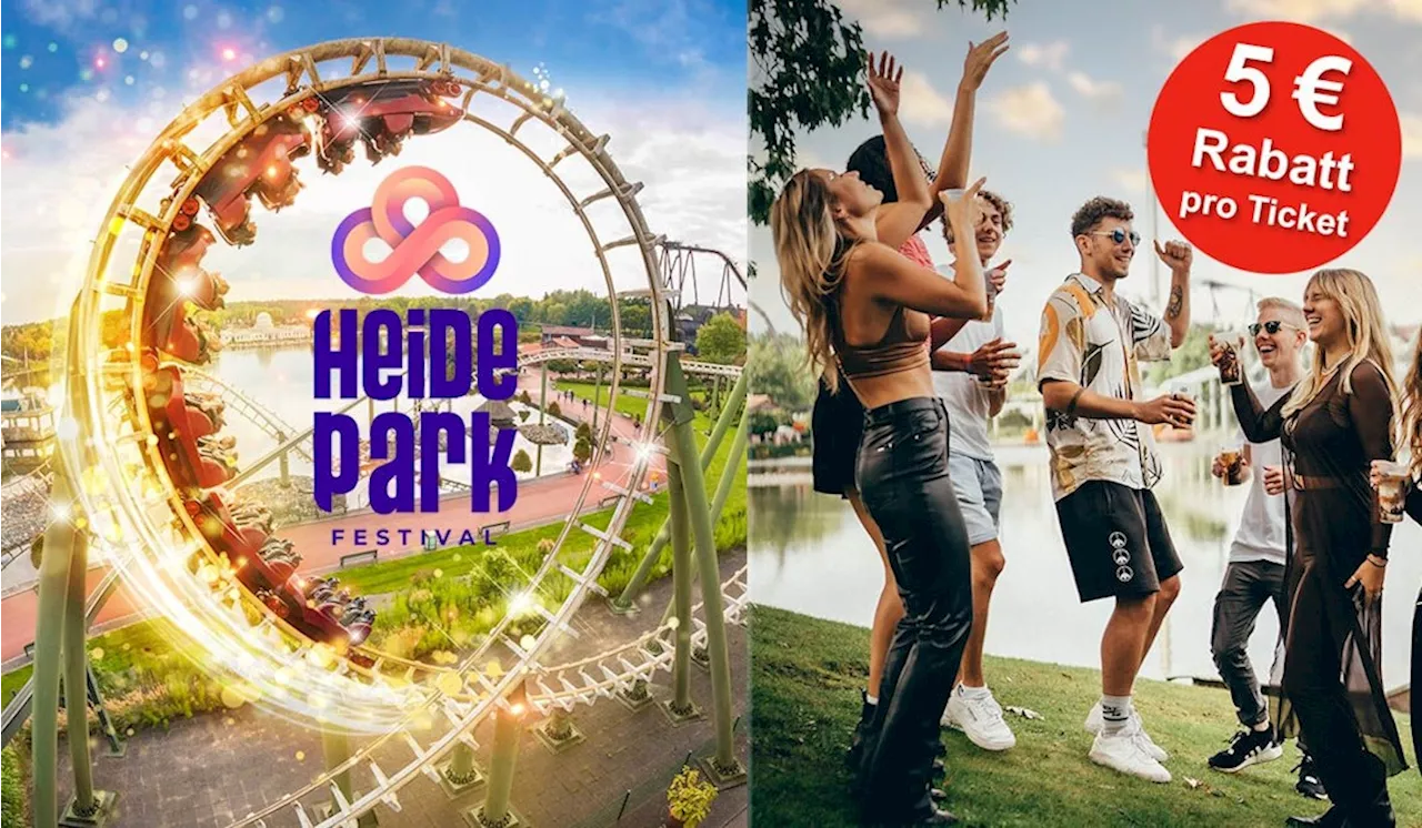 Heide Park Festival 2024: Jetzt Tickets mit Rabatt sichern und The Chainsmokers, Vanessa Mai, Hardwell uvm.