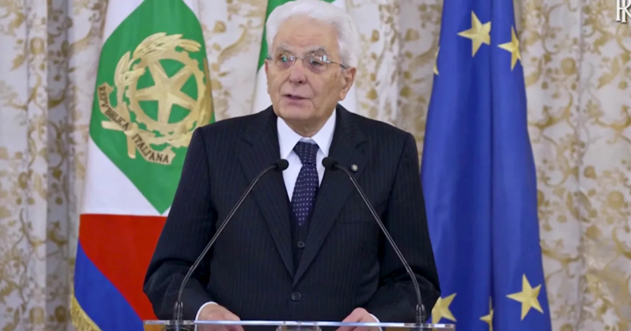 Mattarella: “Guerra a Gaza e in Ucraina? La vocazione dell’Italia è lavorare per il progresso…