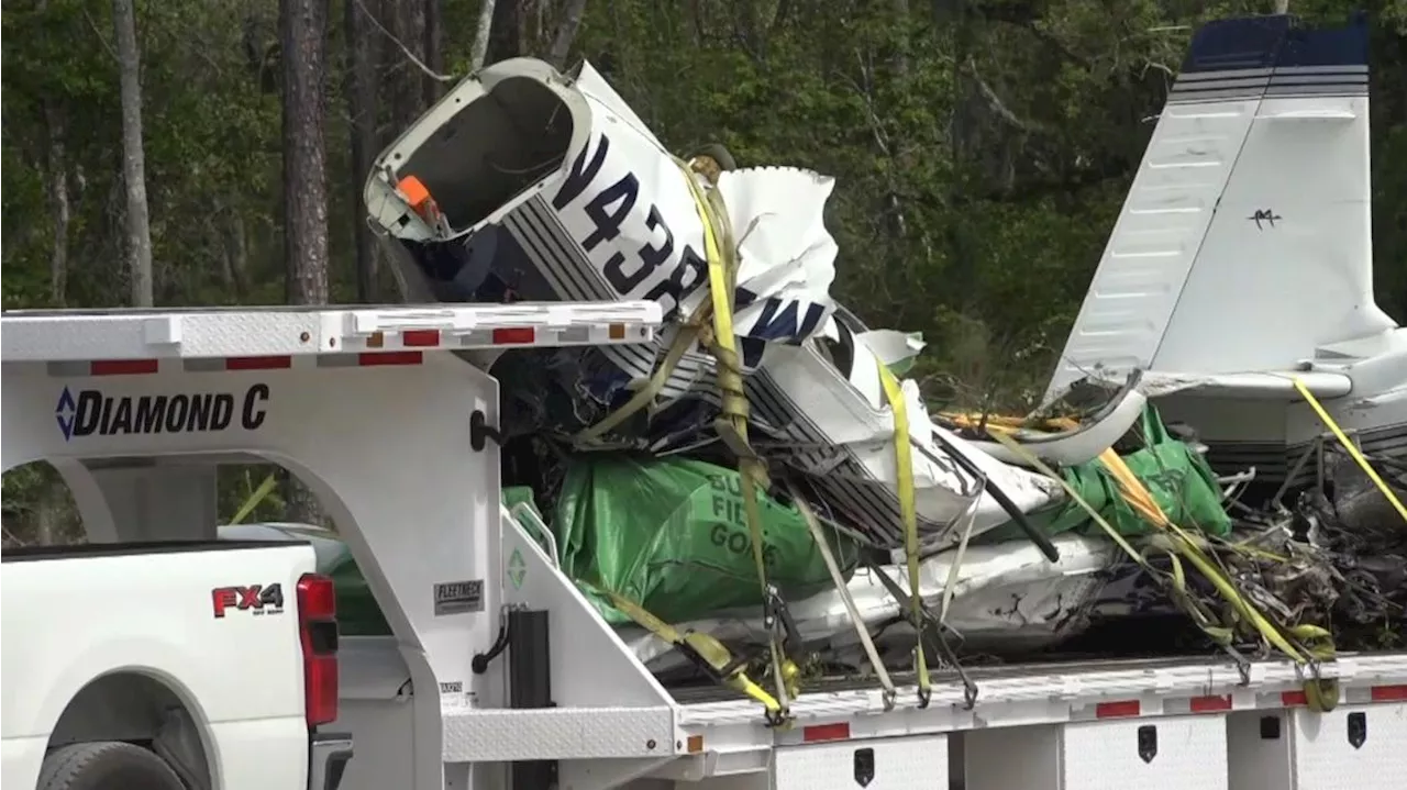 St. Johns County plane crash wreckage heading to facility for NTSB investigation