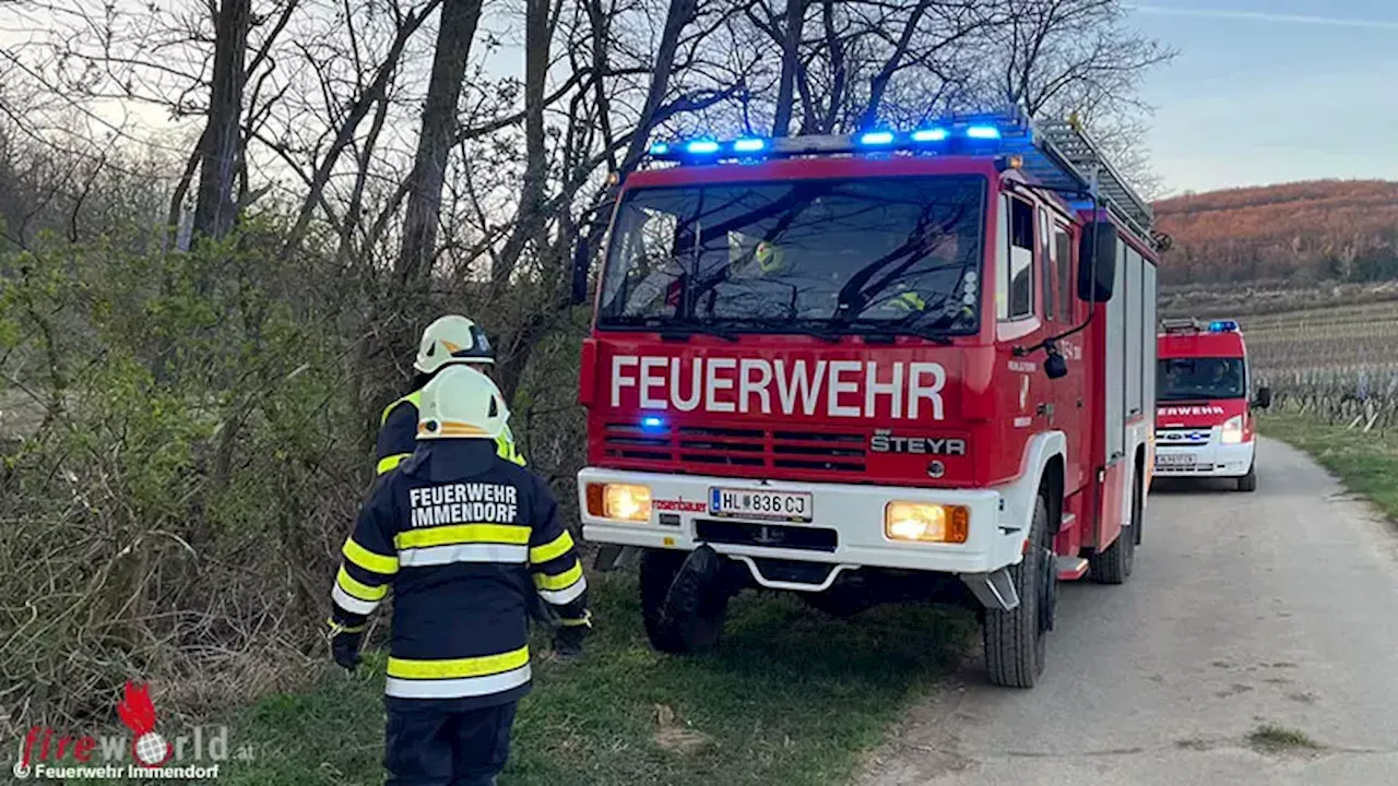 Nö: Frostschutz-Feuer für Weingarten lässt Feuerwehr ausrücken