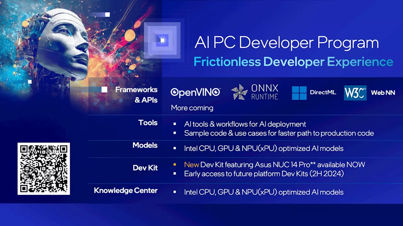 Intelが「AI PC」の普及に向けて中小規模開発者を支援するプログラムを発表