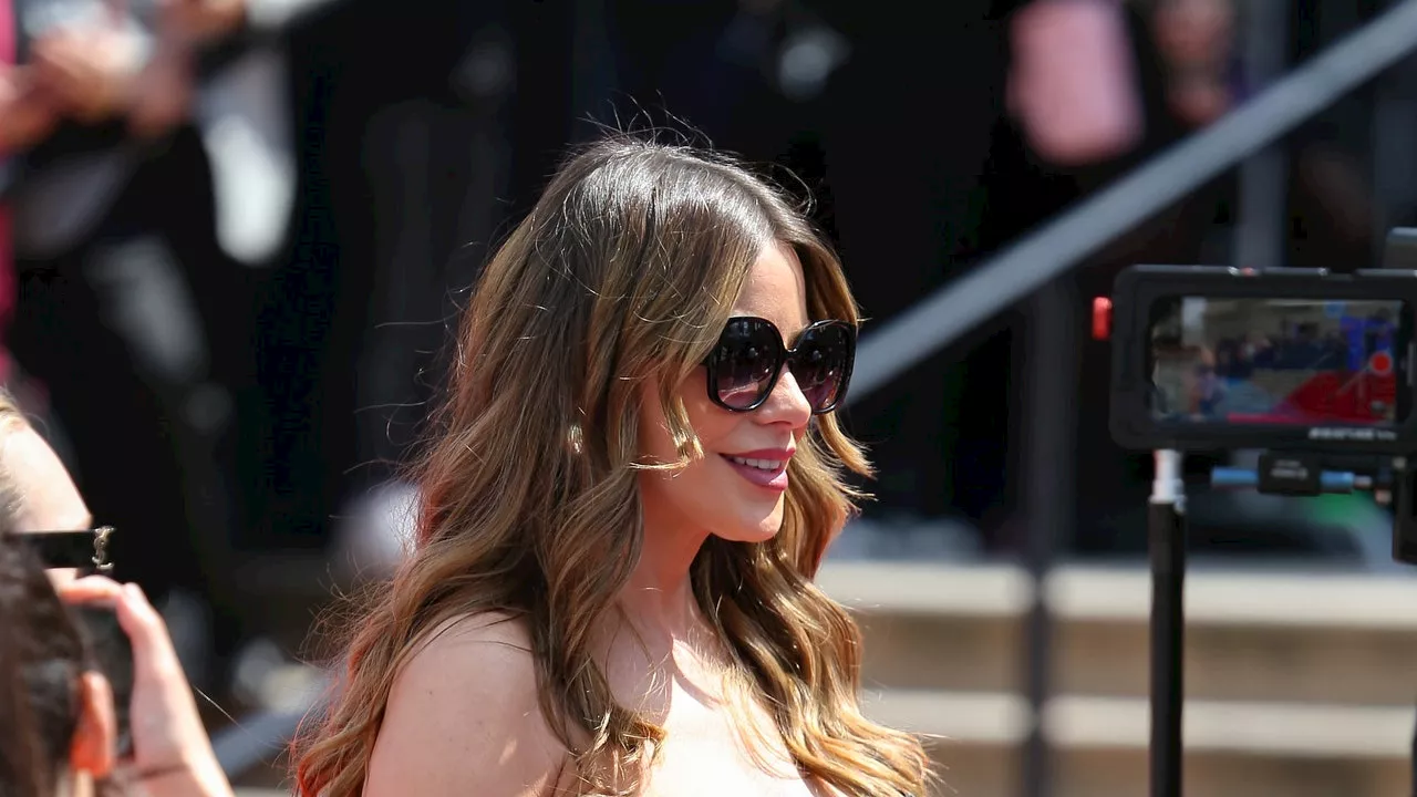 Sofia Vergara's Snakeskin Bustier Top Is Part Mob Wife, Part Corporate Sleaze