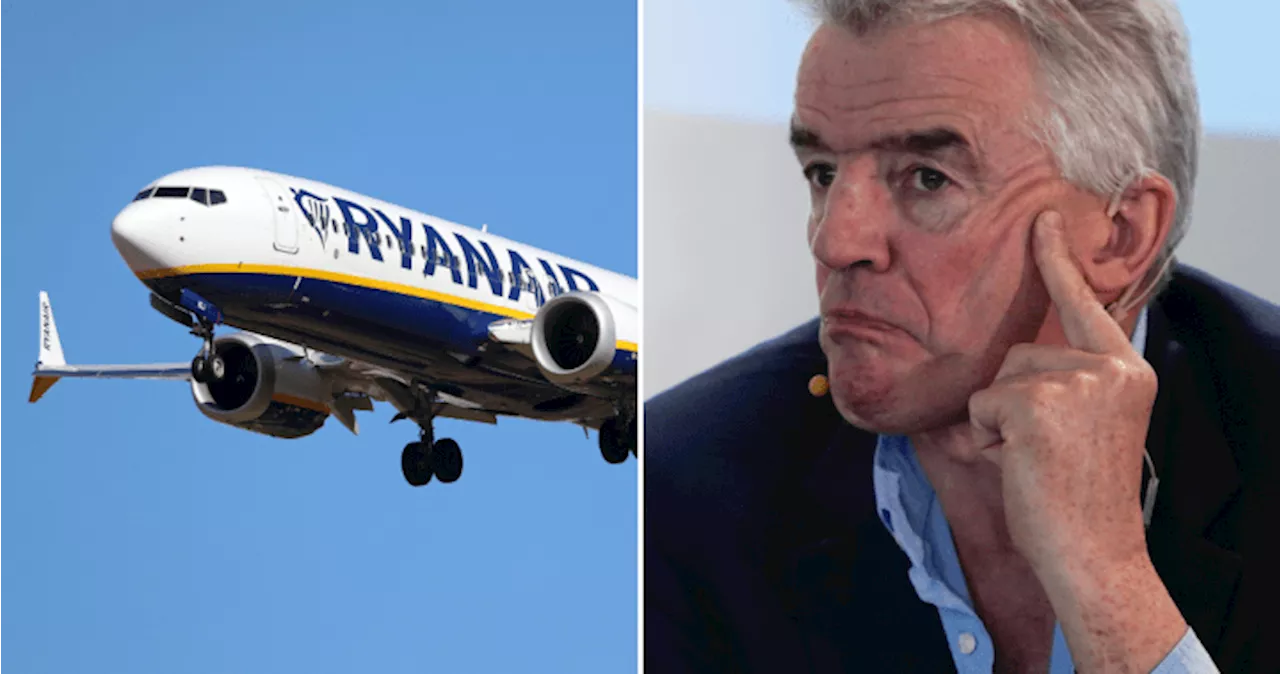 Ryanair CEO says airline found parts missing from Boeing planes