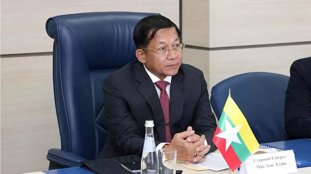 Myanmar junta chief calls for unity, says military holding power ‘temporarily’