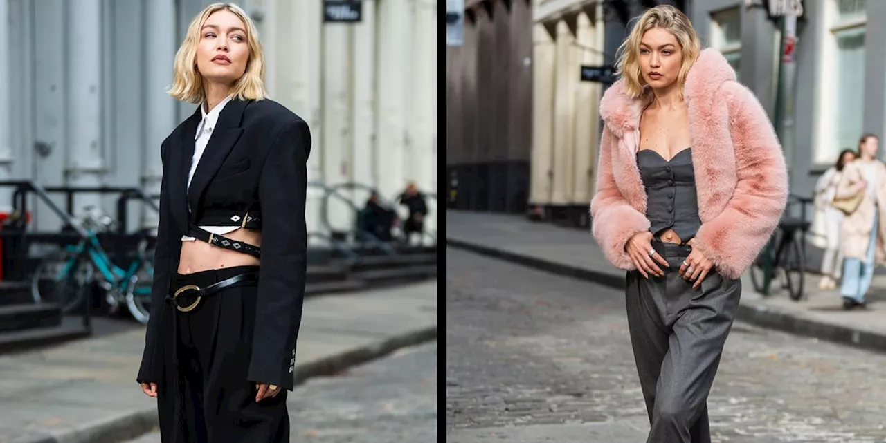 Gigi Hadid Is a Style Chameleon in Two Totally Different Outfits While Shooting in New York