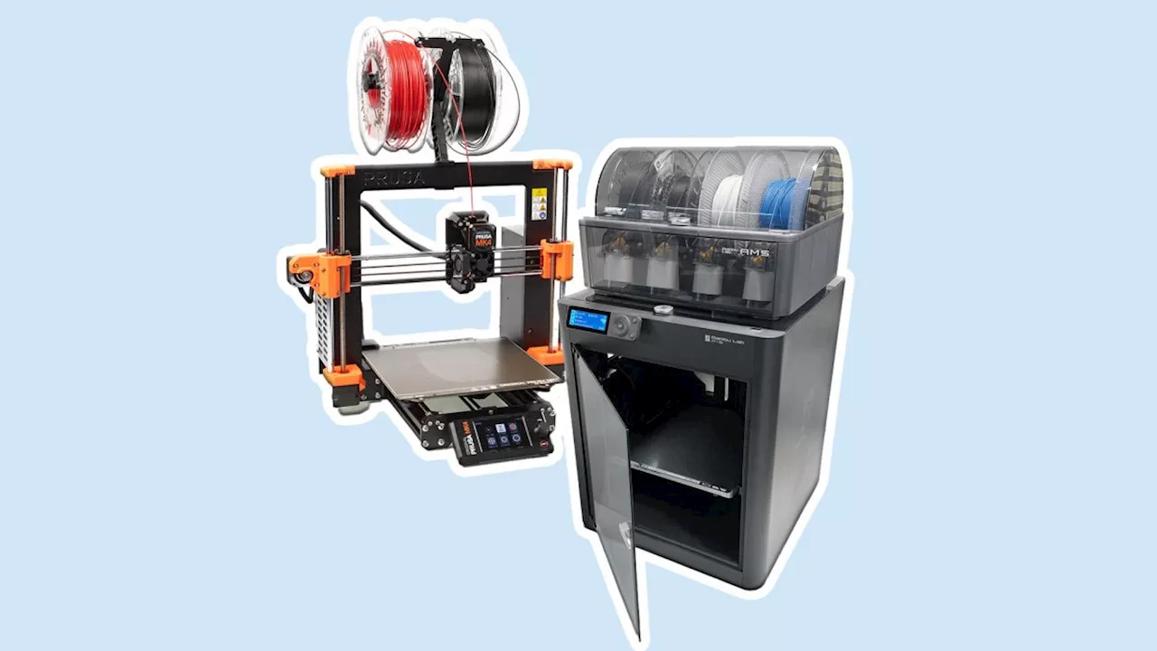 3D-Drucker im Test: Drucker Prusa MK4 und Bambu Lab P1S